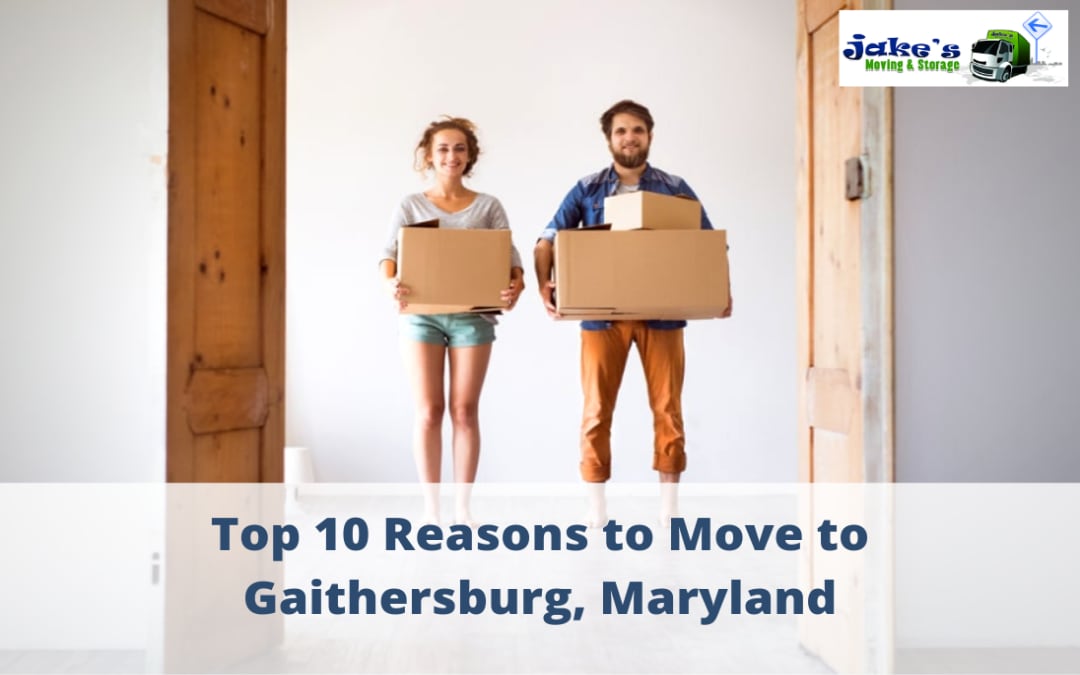 Top 10 Reasons to Move to Gaithersburg, Maryland